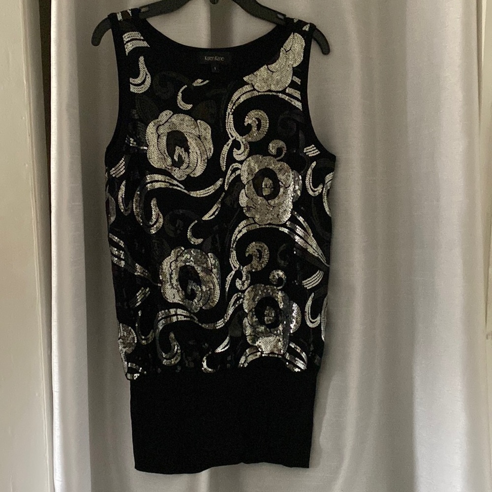 Sequin tank top